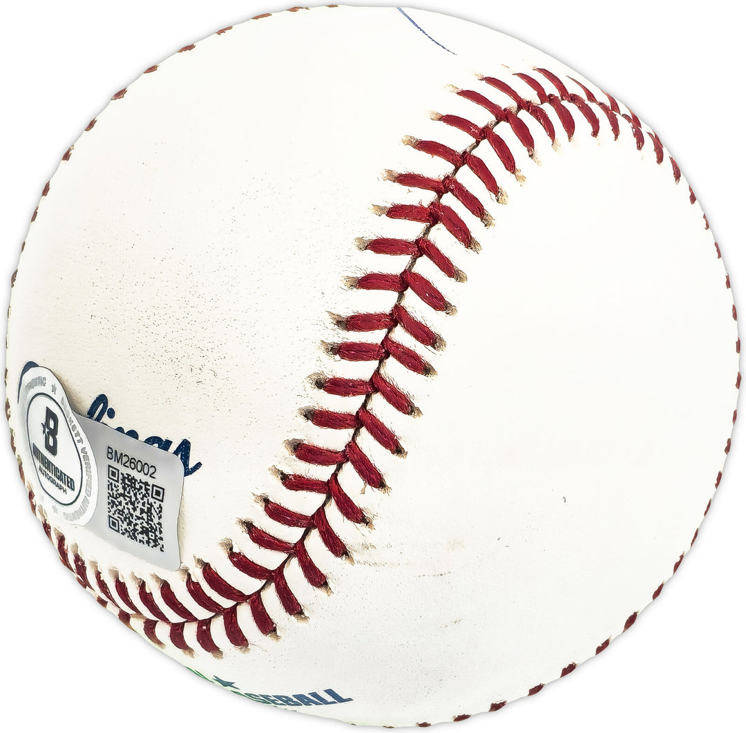 Hal Hudson Autographed Signed MLB Baseball Browns, White Sox Beckett QR #BM26002 Image 3