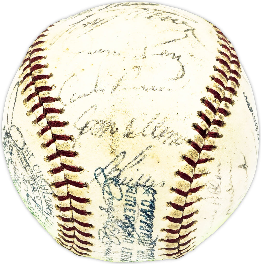1966 Twins Autographed AL Baseball 32 Sigs Killebrew Tovar Beckett AD78204 Image 4
