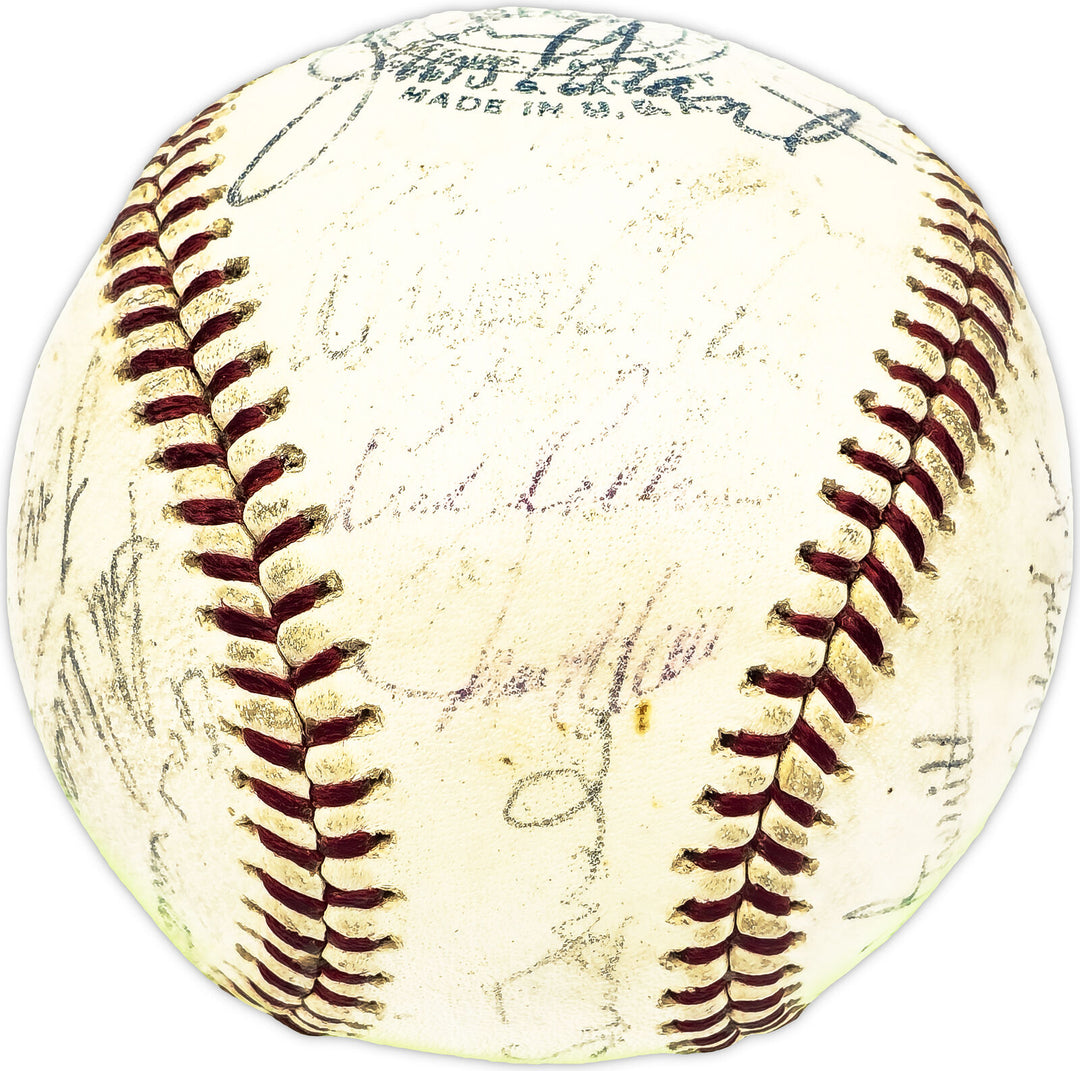 1966 Twins Autographed AL Baseball 32 Sigs Killebrew Tovar Beckett AD78204 Image 9