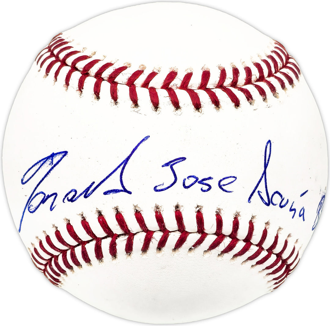 Ronald Acuna Jr. Autographed MLB Baseball Braves Full Name Beckett #Y60705 Image 1