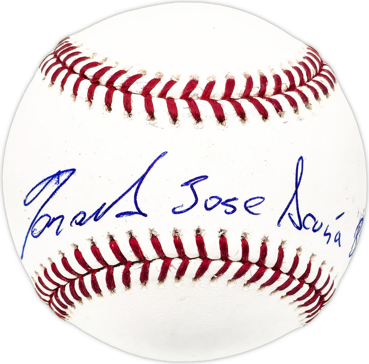 Ronald Acuna Jr. Autographed MLB Baseball Braves Full Name Beckett #Y60705 Image 1