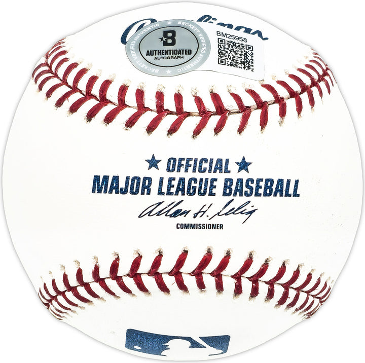 Johnny Seale Autographed Signed MLB Baseball Detroit Tigers Beckett QR #BM25958 Image 4