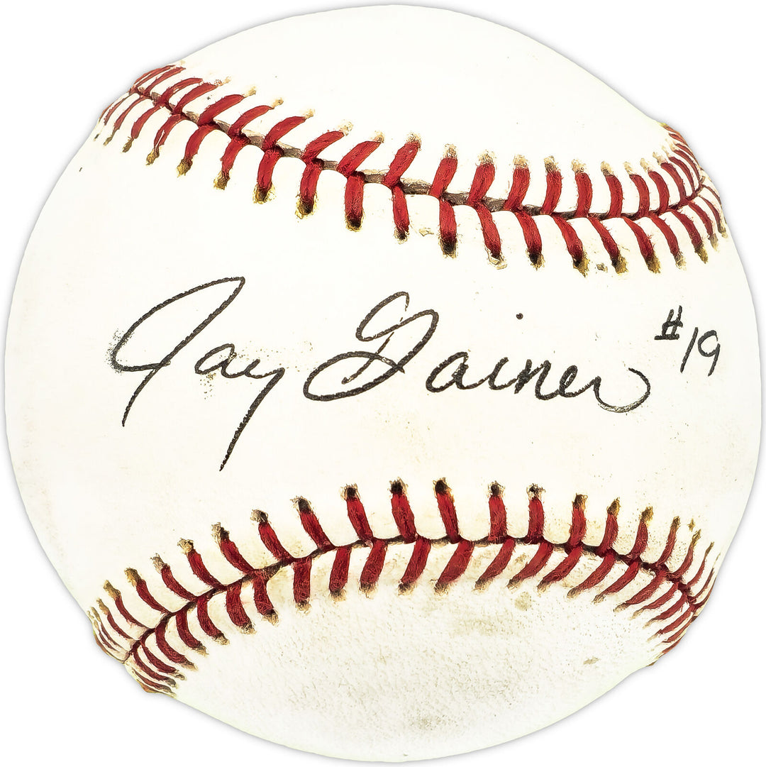 Jay Gainer Autographed Signed California League Baseball Colorado Rockies 229678 Image 1