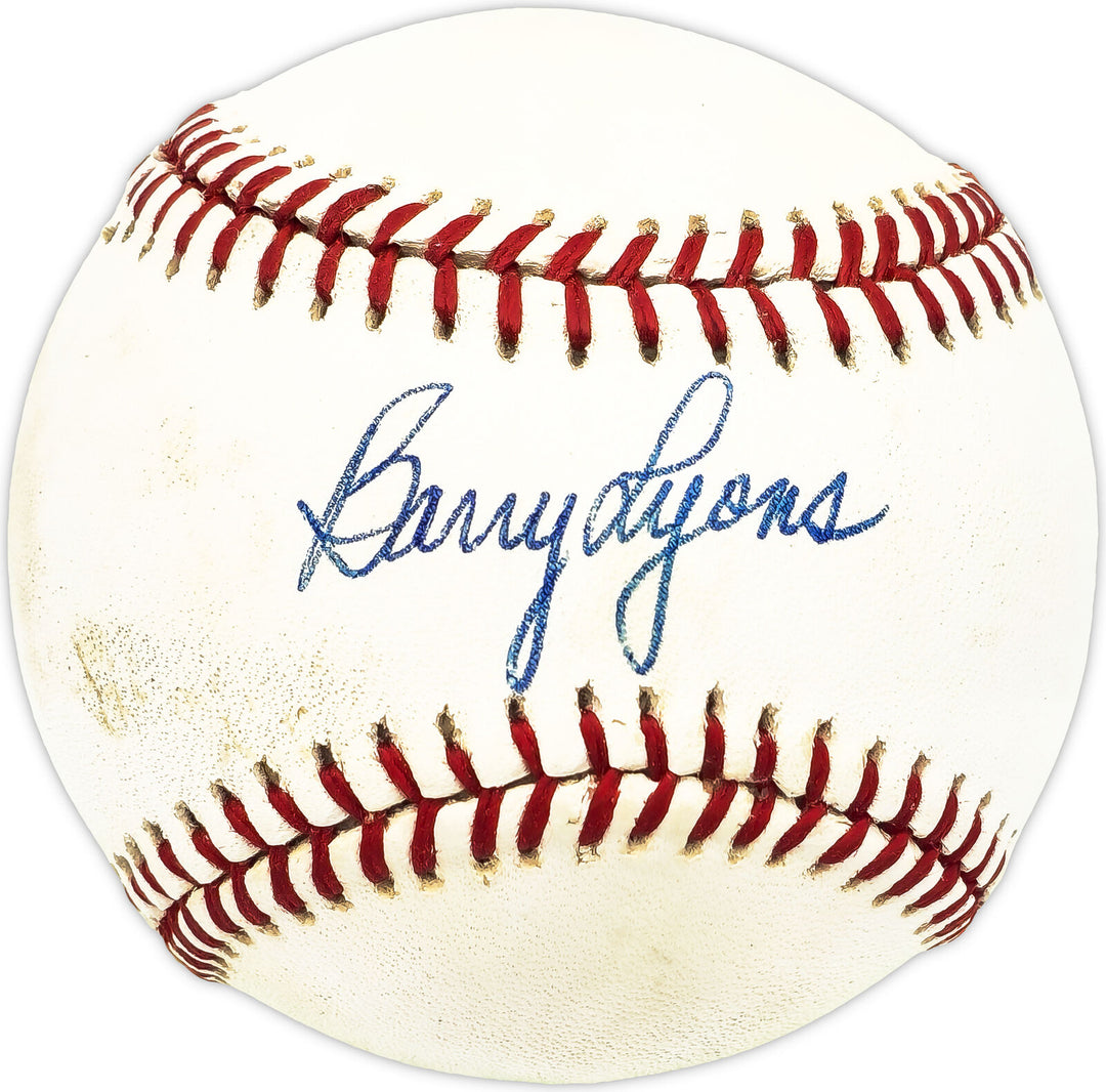 Barry Lyons Autographed NL Baseball New York Mets, Los Angeles Dodgers 229567 Image 1