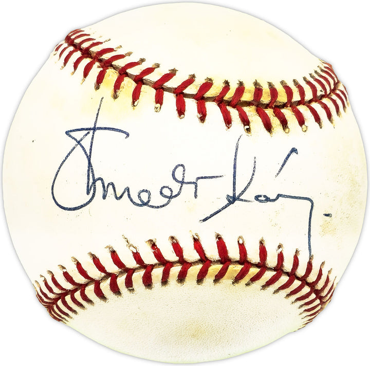 Olmedo Saenz Autographed AL Baseball Chicago White Sox, Oakland A's 229867 Image 1
