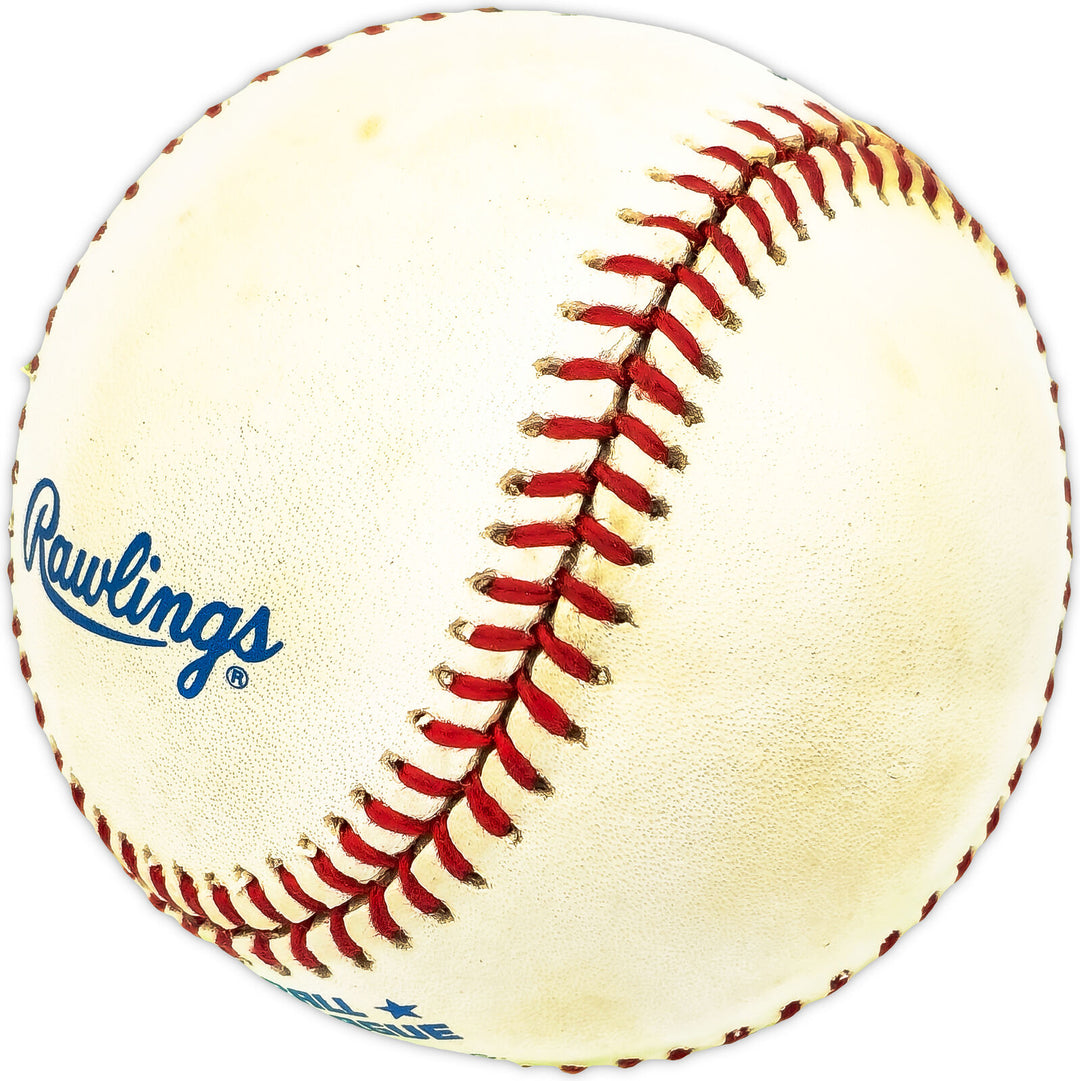 Olmedo Saenz Autographed AL Baseball Chicago White Sox, Oakland A's 229867 Image 3