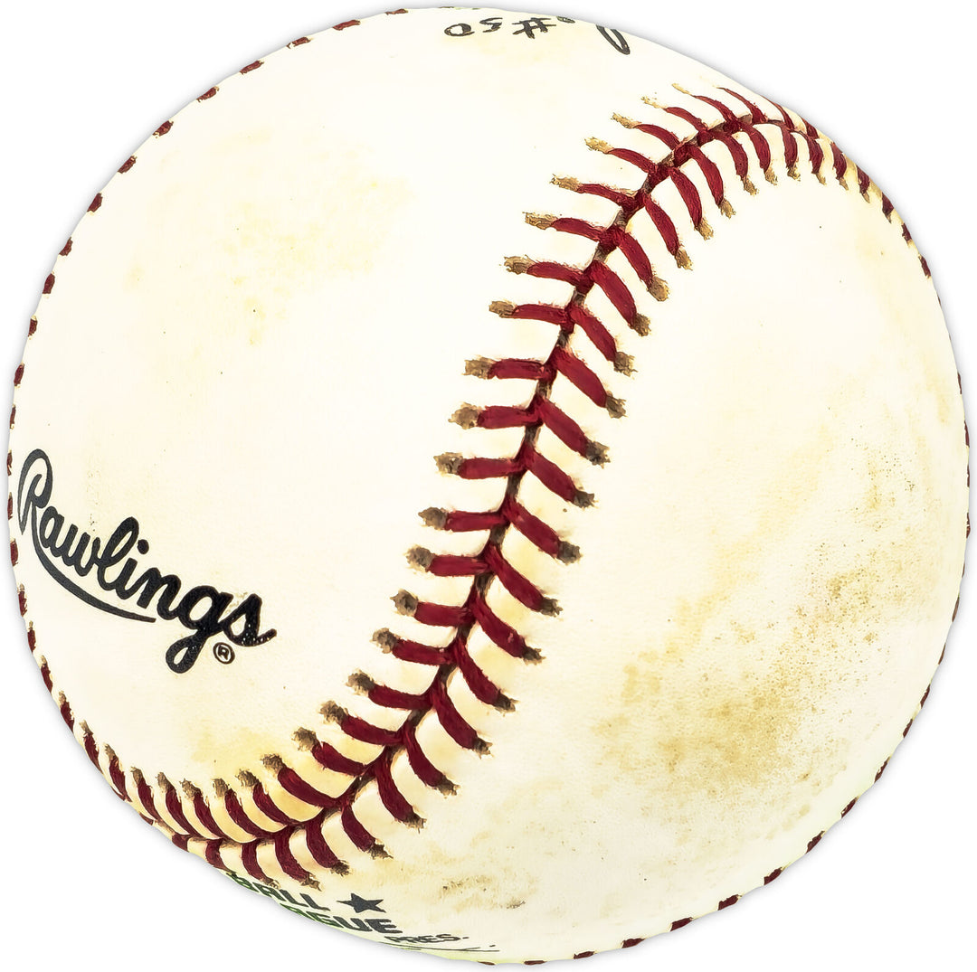 Tom Henke Autographed NL Baseball Cardinals, Blue Jays "300+ Saves" 229550 Image 3