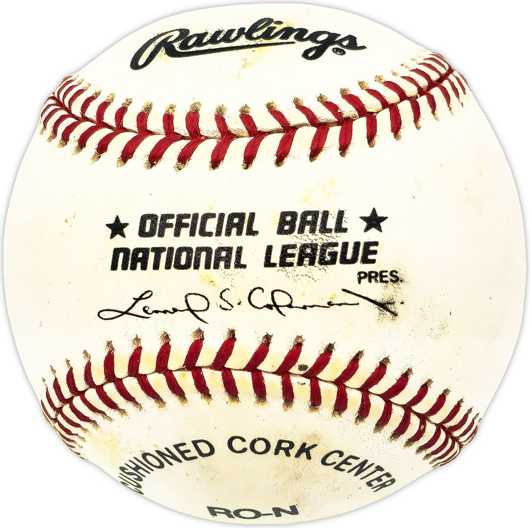 Mike Munoz Autographed NL Baseball Los Angeles Dodgers, Detroit Tigers 229897 Image 2