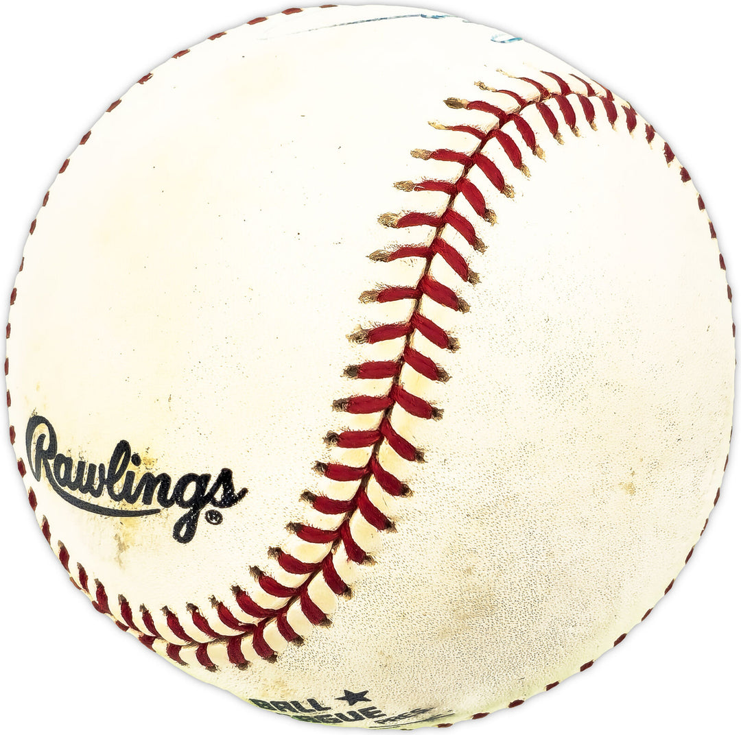 Mike Munoz Autographed NL Baseball Los Angeles Dodgers, Detroit Tigers 229897 Image 3