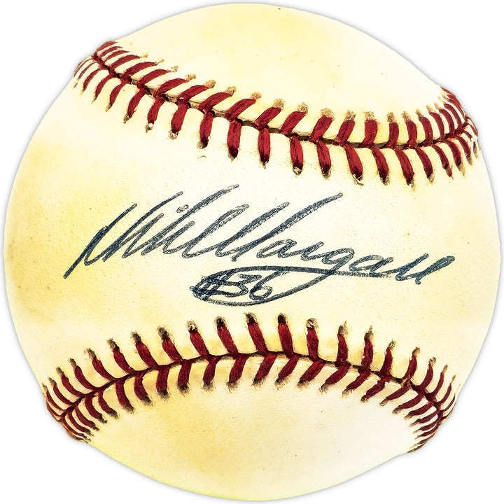 Mike Morgan Autographed NL Baseball Los Angeles Dodgers, Chicago Cubs 229743 Image 1