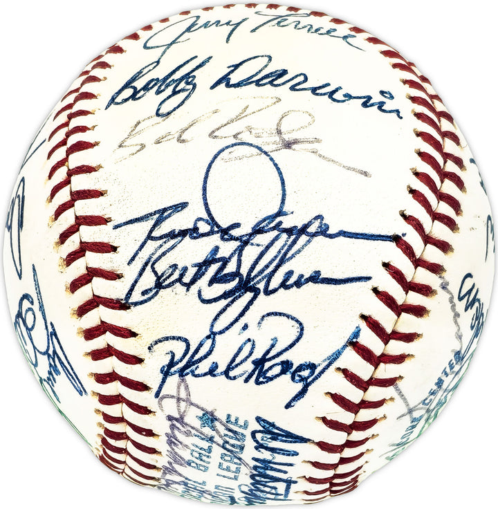 1973 Twins Autographed AL Baseball 32 Sigs Killebrew Carew Beckett AD78202 Image 2