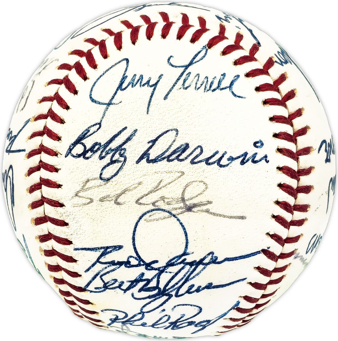 1973 Twins Autographed AL Baseball 32 Sigs Killebrew Carew Beckett AD78202 Image 3