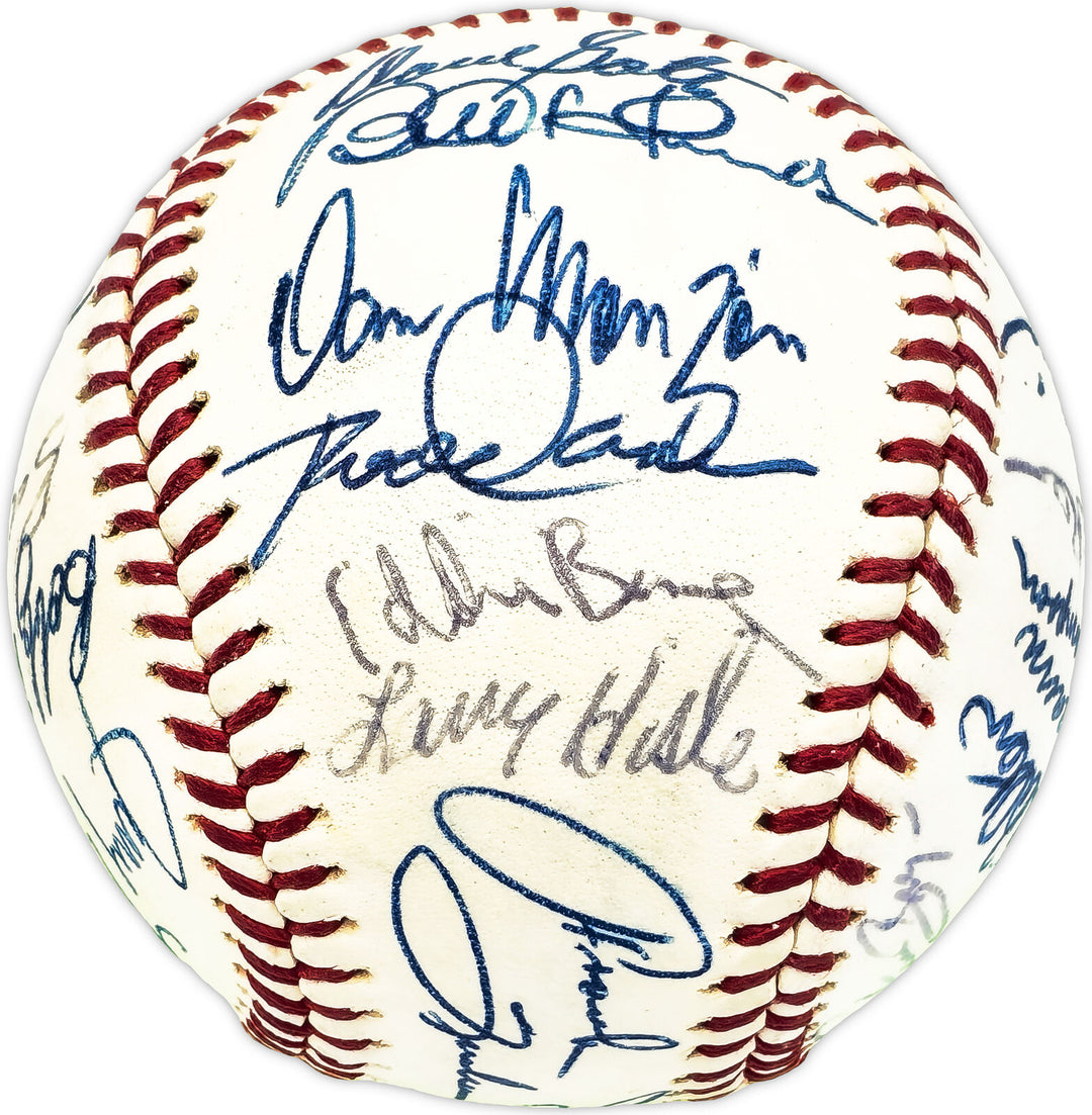 1973 Twins Autographed AL Baseball 32 Sigs Killebrew Carew Beckett AD78202 Image 9