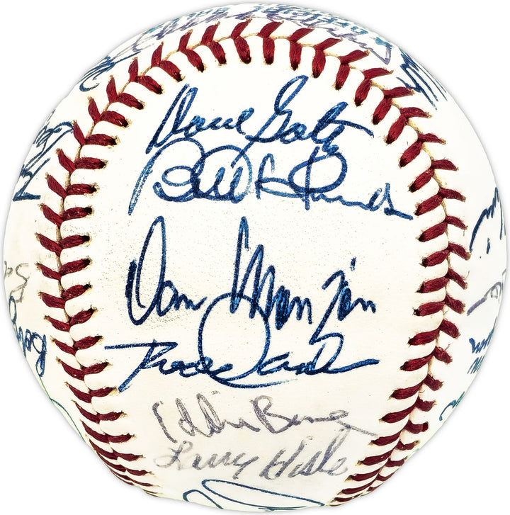 1973 Twins Autographed AL Baseball 32 Sigs Killebrew Carew Beckett AD78202 Image 10