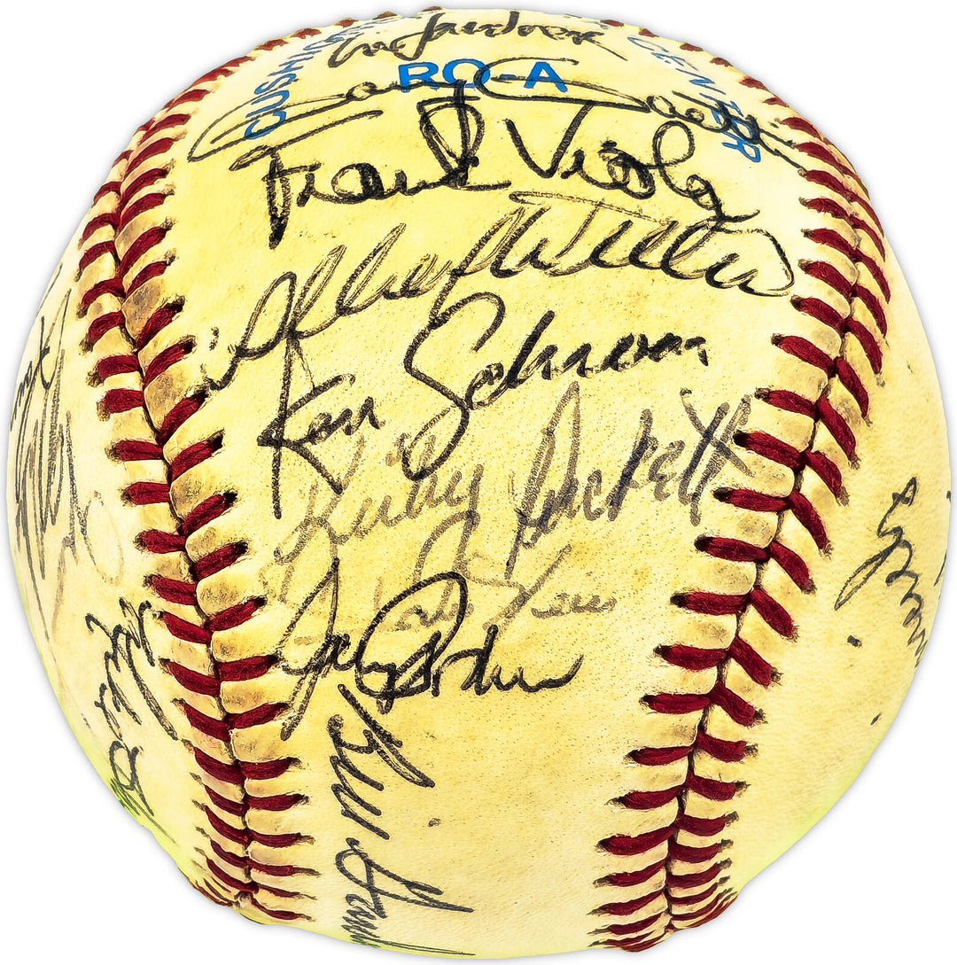 1984 Twins Autographed AL Baseball 31 Sigs Puckett (Vintage) Beckett AD78201 Image 1