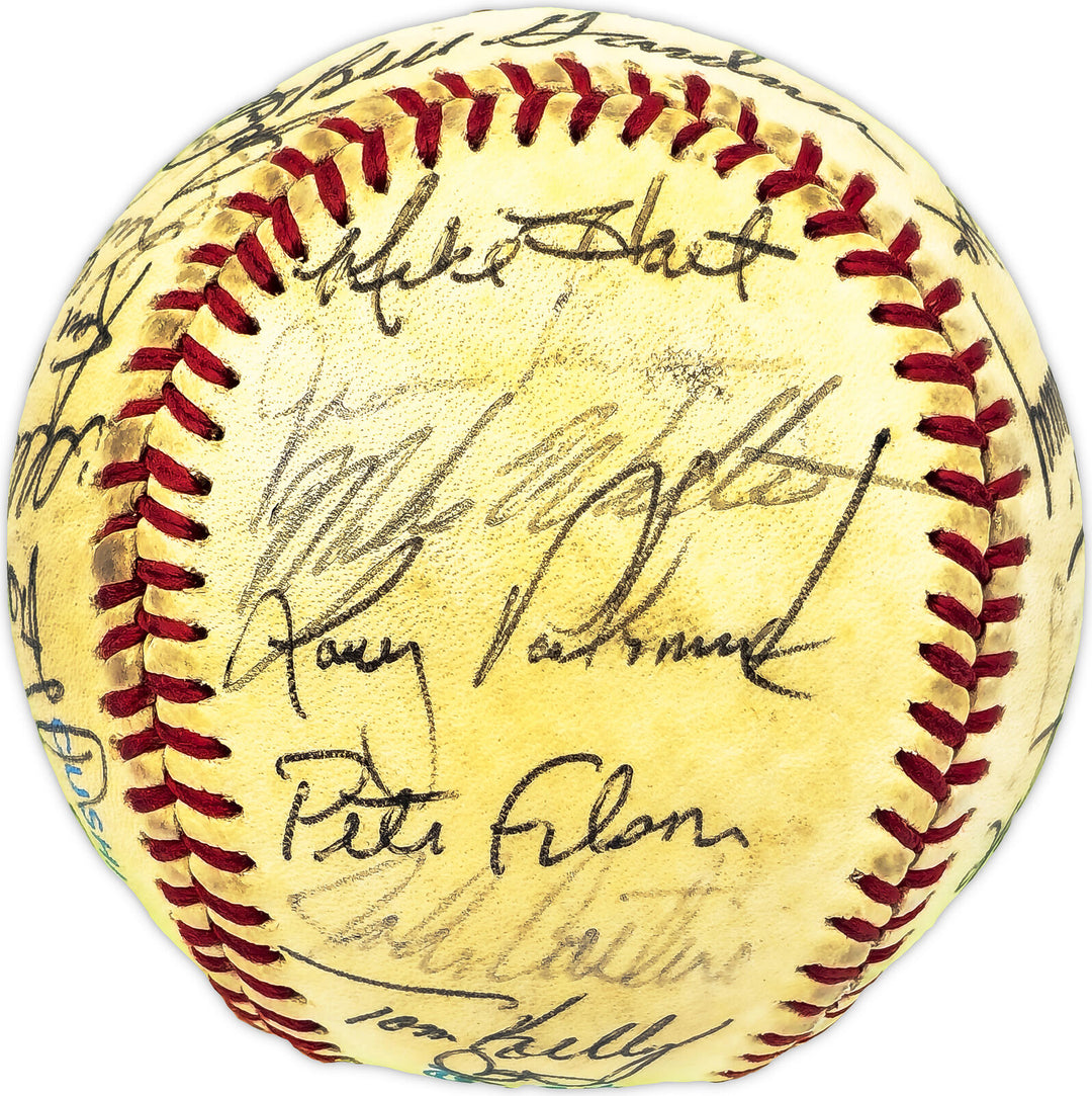 1984 Twins Autographed AL Baseball 31 Sigs Puckett (Vintage) Beckett AD78201 Image 9