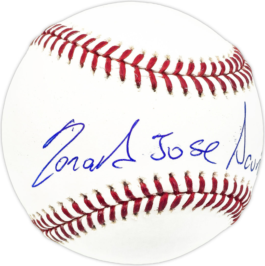 Ronald Acuna Jr. Autographed MLB Baseball Braves Full Name Beckett #Y60664 Image 2