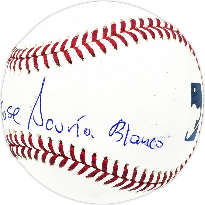 Ronald Acuna Jr. Autographed MLB Baseball Braves Full Name Beckett #Y60664 Image 3