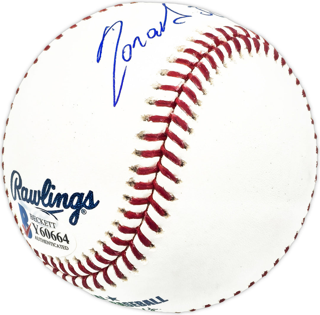 Ronald Acuna Jr. Autographed MLB Baseball Braves Full Name Beckett #Y60664 Image 5