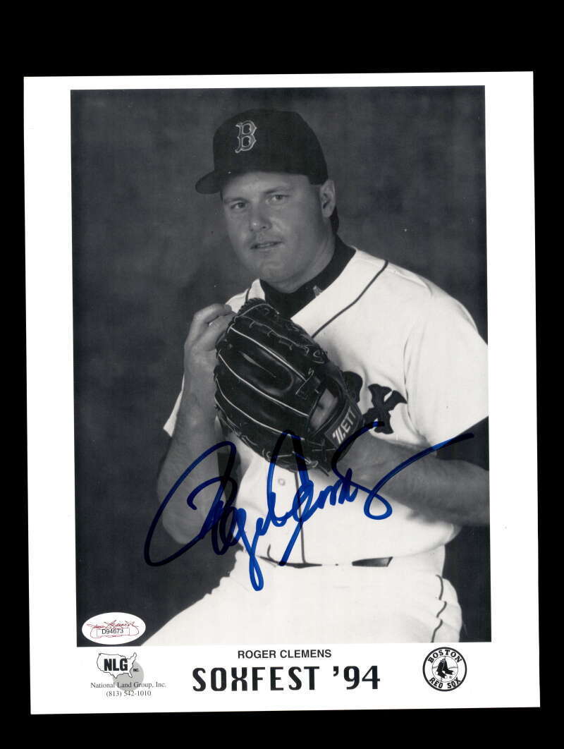 Roger Clemens JSA Signed  8x10 Photo Autograph Red Sox Image 1