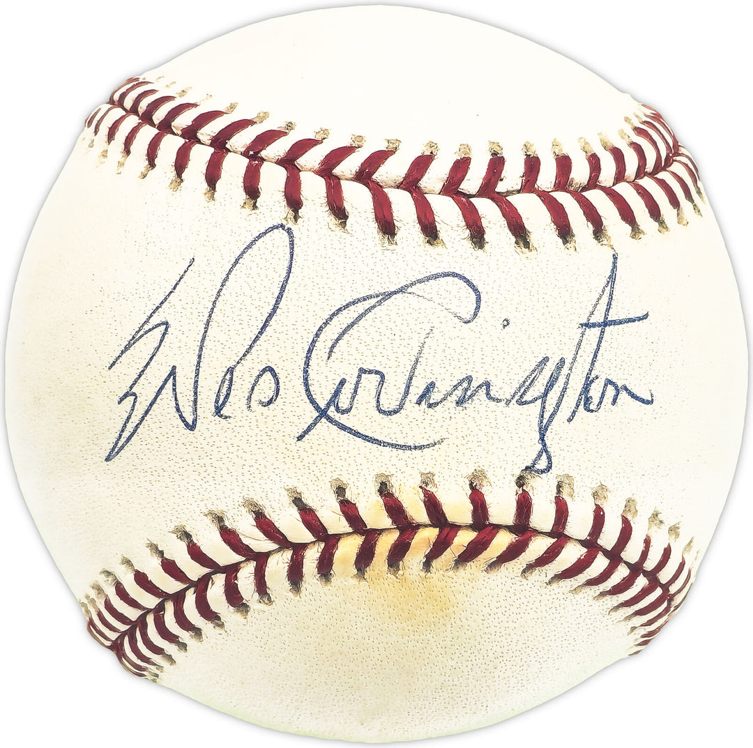 Wes Covington Autographed MLB Baseball Milwaukee Braves Beckett QR #BM25898 Image 1