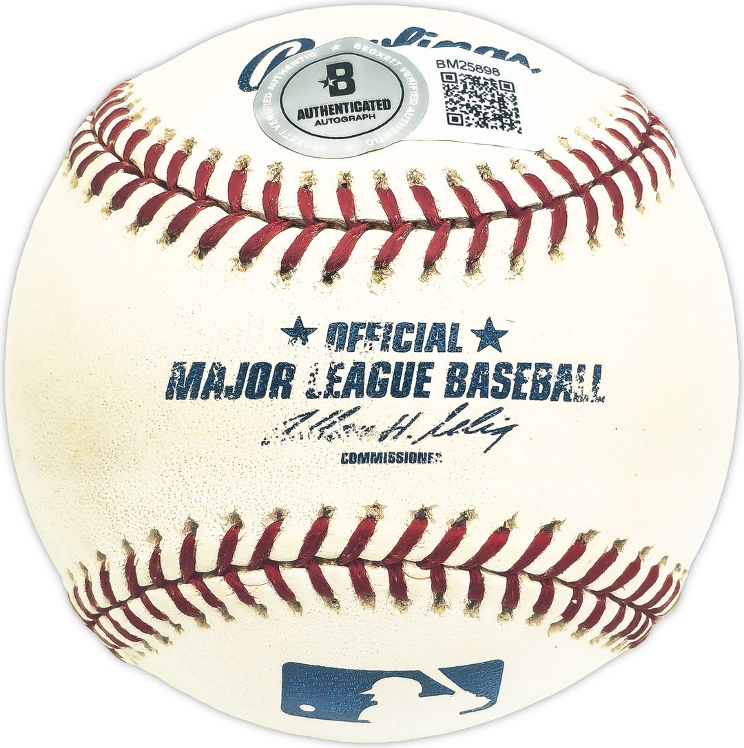 Wes Covington Autographed MLB Baseball Milwaukee Braves Beckett QR #BM25898 Image 2