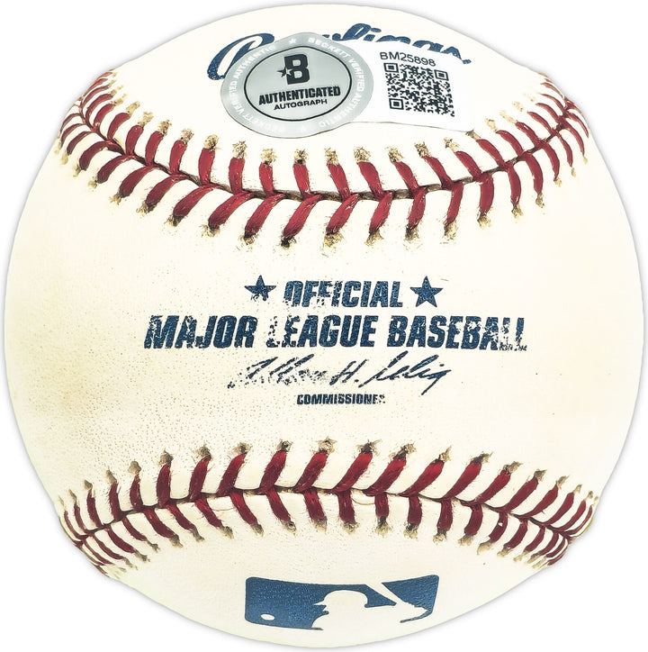 Wes Covington Autographed MLB Baseball Milwaukee Braves Beckett QR #BM25898 Image 2