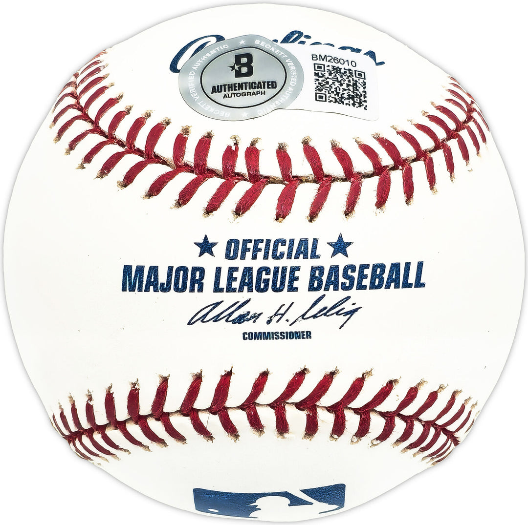 Rick Auerbach Autographed Signed MLB Baseball Dodgers, Reds Beckett QR #BM26010 Image 2