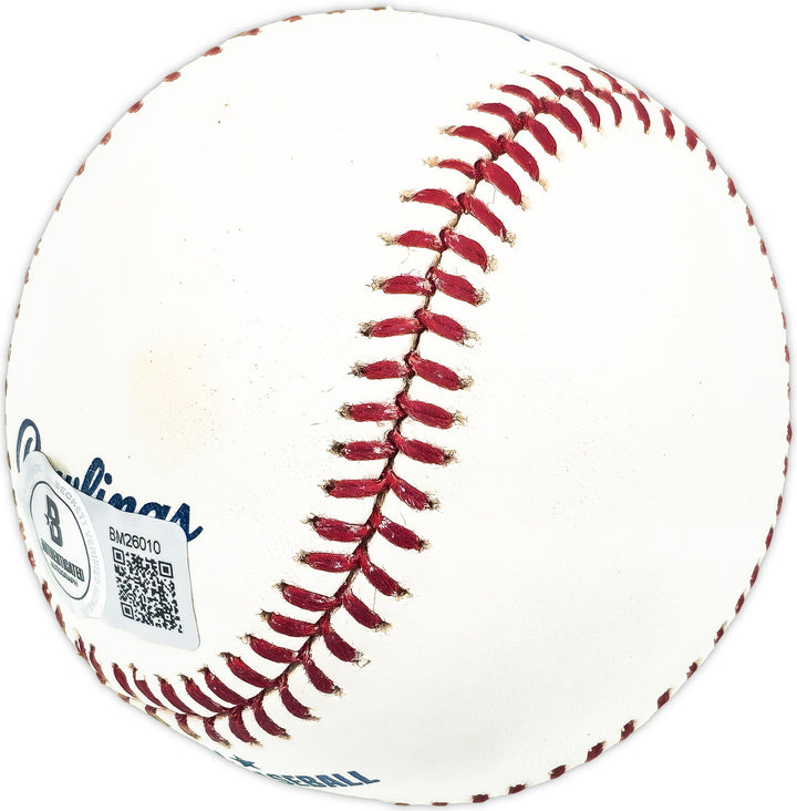 Rick Auerbach Autographed Signed MLB Baseball Dodgers, Reds Beckett QR #BM26010 Image 3