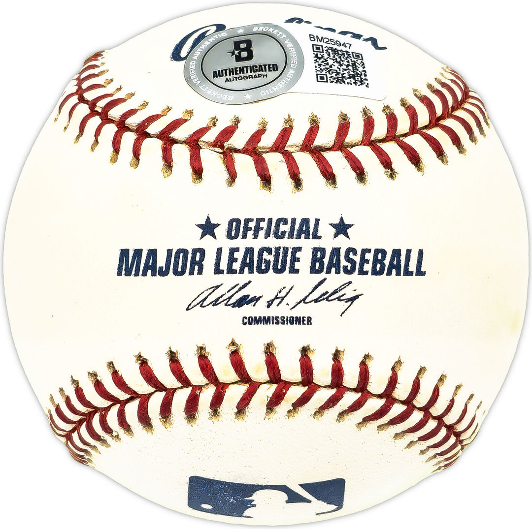 Sibby Sisti Autographed MLB Baseball Boston Braves 1939-54 Beckett BM25947 Image 2