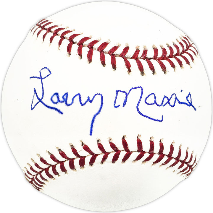Larry Maxie Autographed Official MLB Baseball Atlanta Braves Beckett QR #BM25961 Image 1