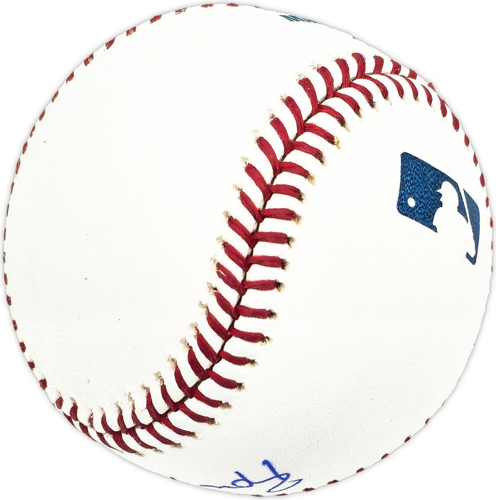 Ron Tompkins Autographed Official MLB Baseball Cubs, KC A's Beckett QR #BM25964 Image 4
