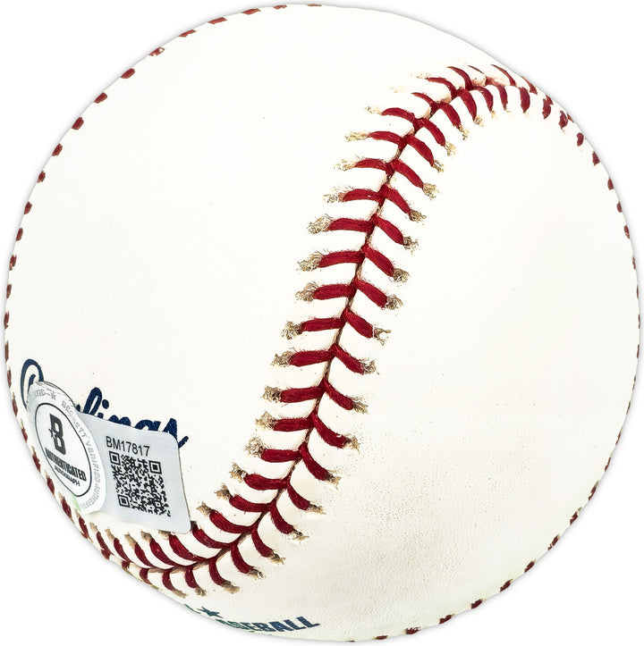 Jay Hankins Autographed Official MLB Baseball KC A's Beckett BAS QR #BM17817 Image 3