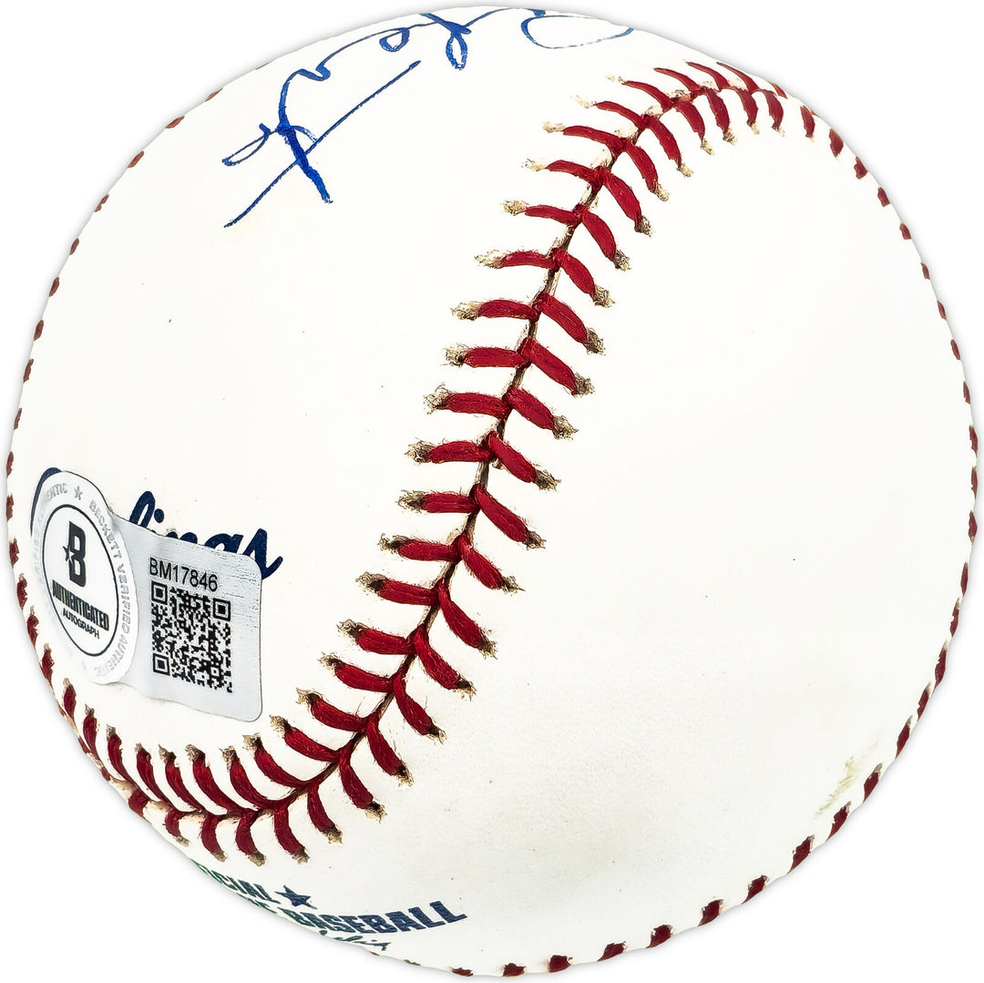 Dale Roberts Autographed Signed MLB Baseball Yankees, Braves Beckett QR #BM17846 Image 5