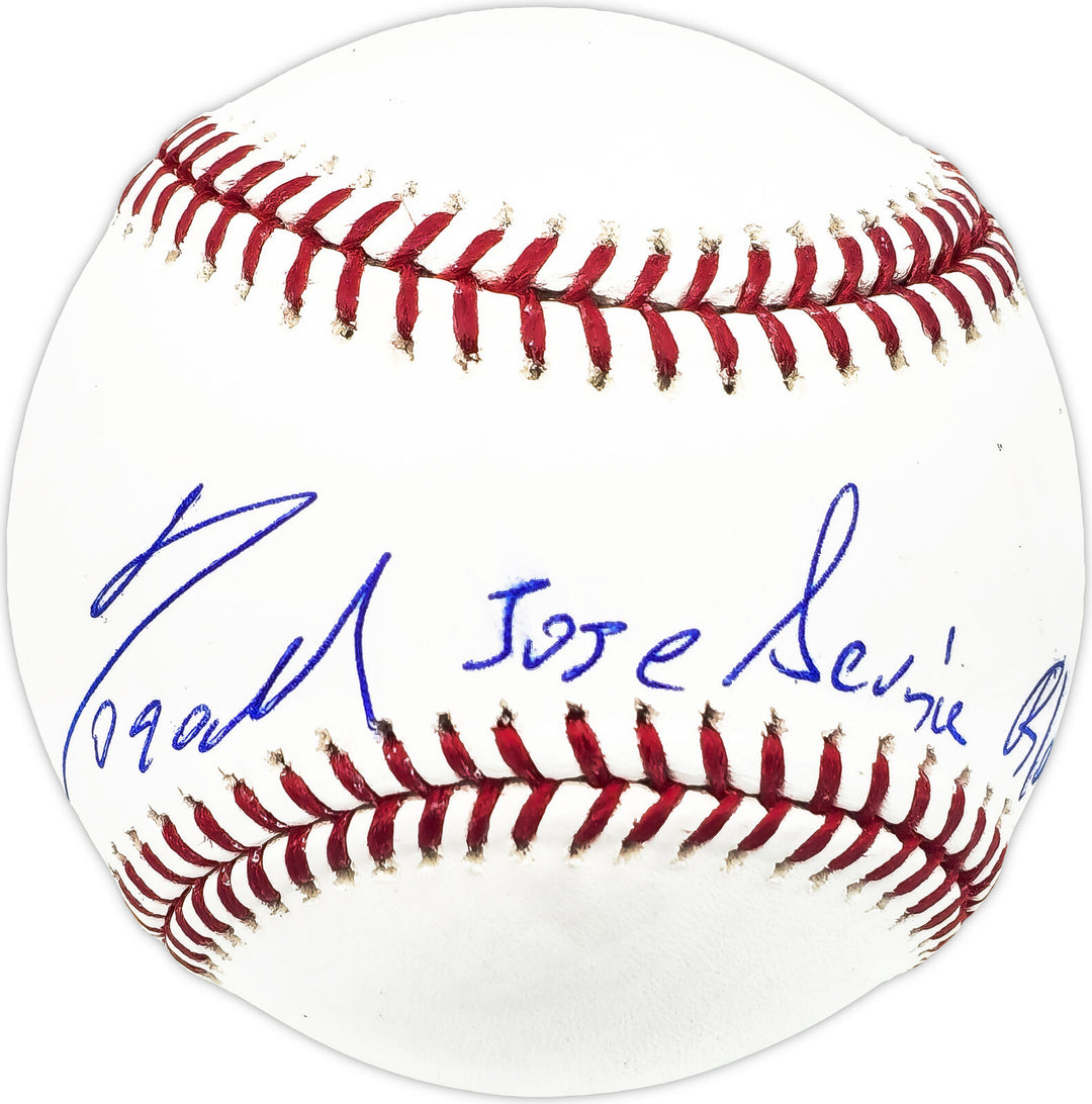 Ronald Acuna Jr. Autographed MLB Baseball Braves Full Name Beckett #Y60647 Image 1