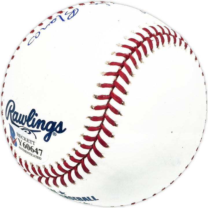 Ronald Acuna Jr. Autographed MLB Baseball Braves Full Name Beckett #Y60647 Image 5