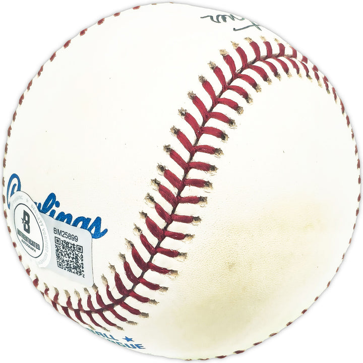 Mickey Rutner Autographed AL Baseball Philadelphia A's Beckett QR #BM25899 Image 3