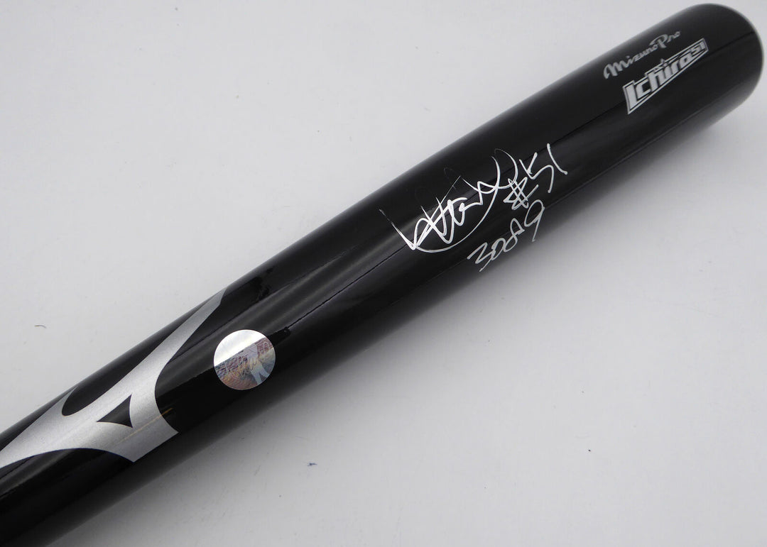 Ichiro Suzuki Autographed Mizuno Player Model Bat Mariners 51 & 3089 229067 Image 3