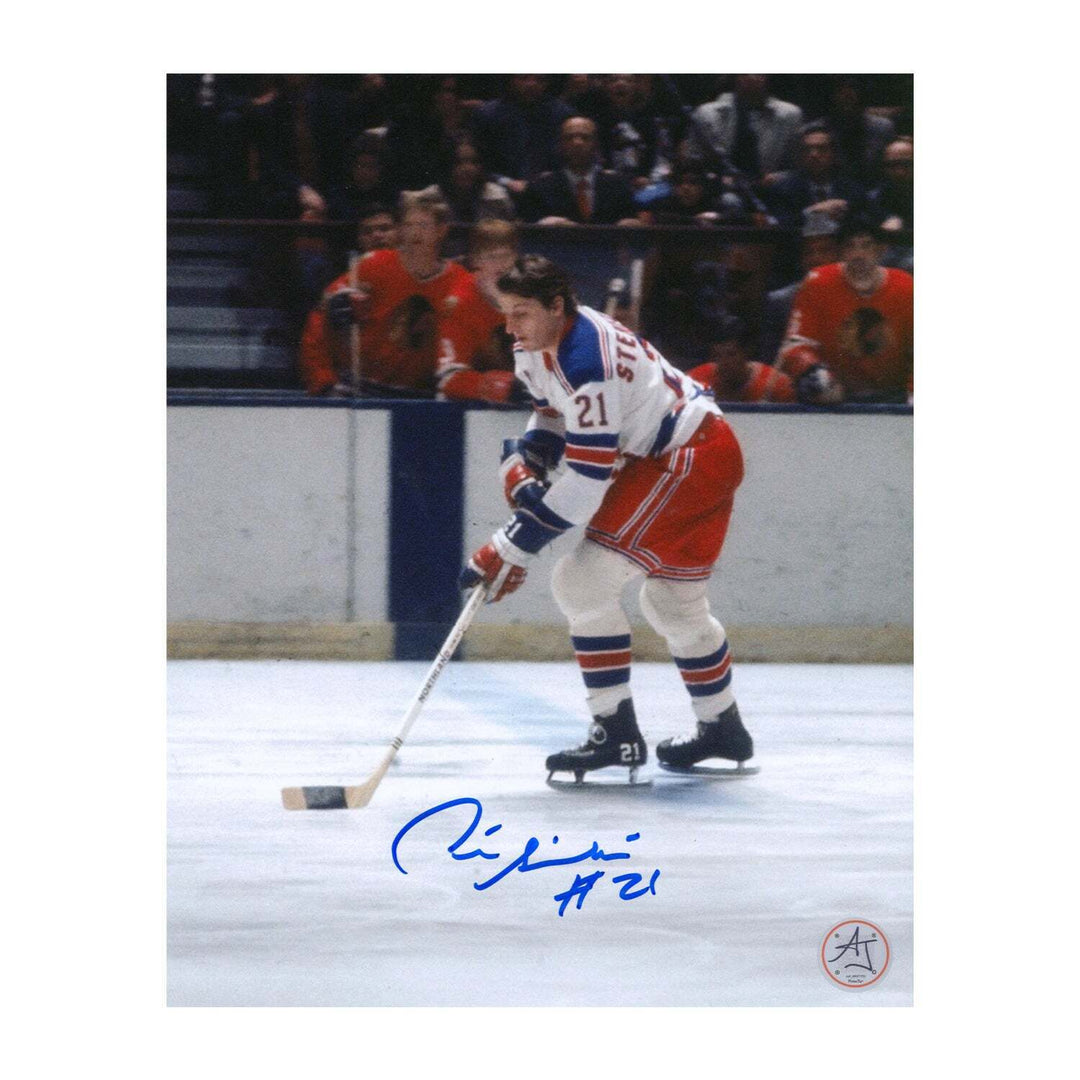 Pete Stemkowski Signed New York Rangers Hockey 8x10 Photo Image 1
