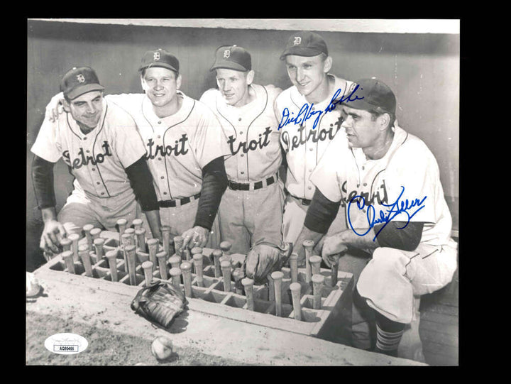Dick Kryhoski Charlie Keller JSA Cert Signed  8x10 Photo Autograph Tigers Image 1