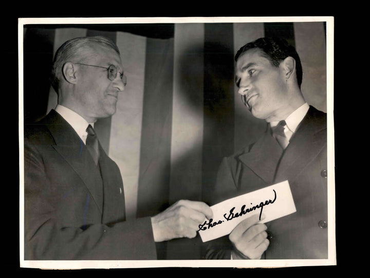 Charlie Gehringer PSA DNA Signed 1937 8x10 Original Wire Photo Autograph Tigers Image 1