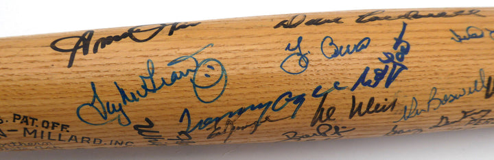 1969 Mets Autographed Bat 34 Sigs Seaver Ryan Berra JSA YY56338 Image 10