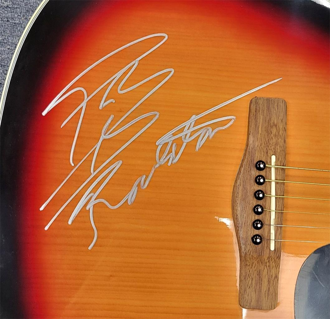 Post Malone signed RARE "Posty" Acoustic Guitar Rapper autograph  Beckett BAS Image 3