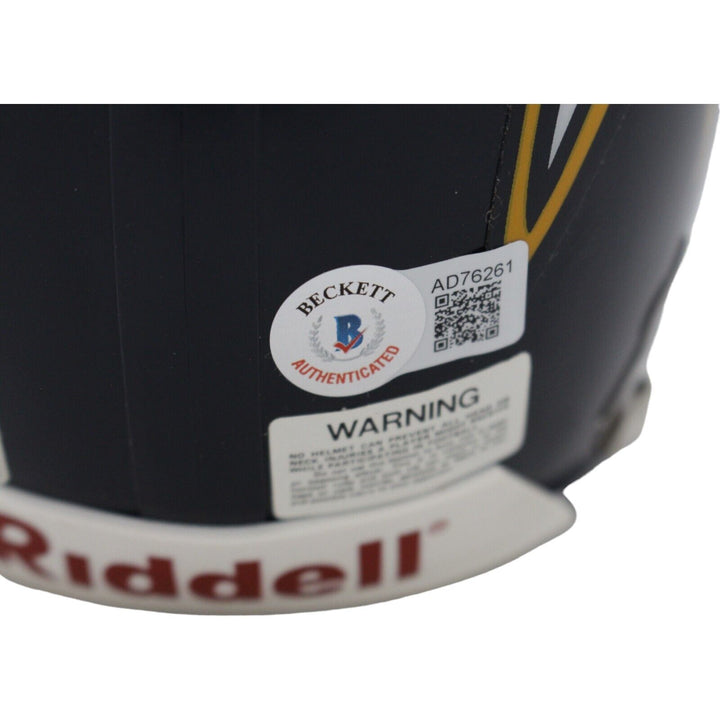 Ryan Leaf Autographed San Diego Chargers VSR4 Replica Mini Helmet BAS 44188 Image 4