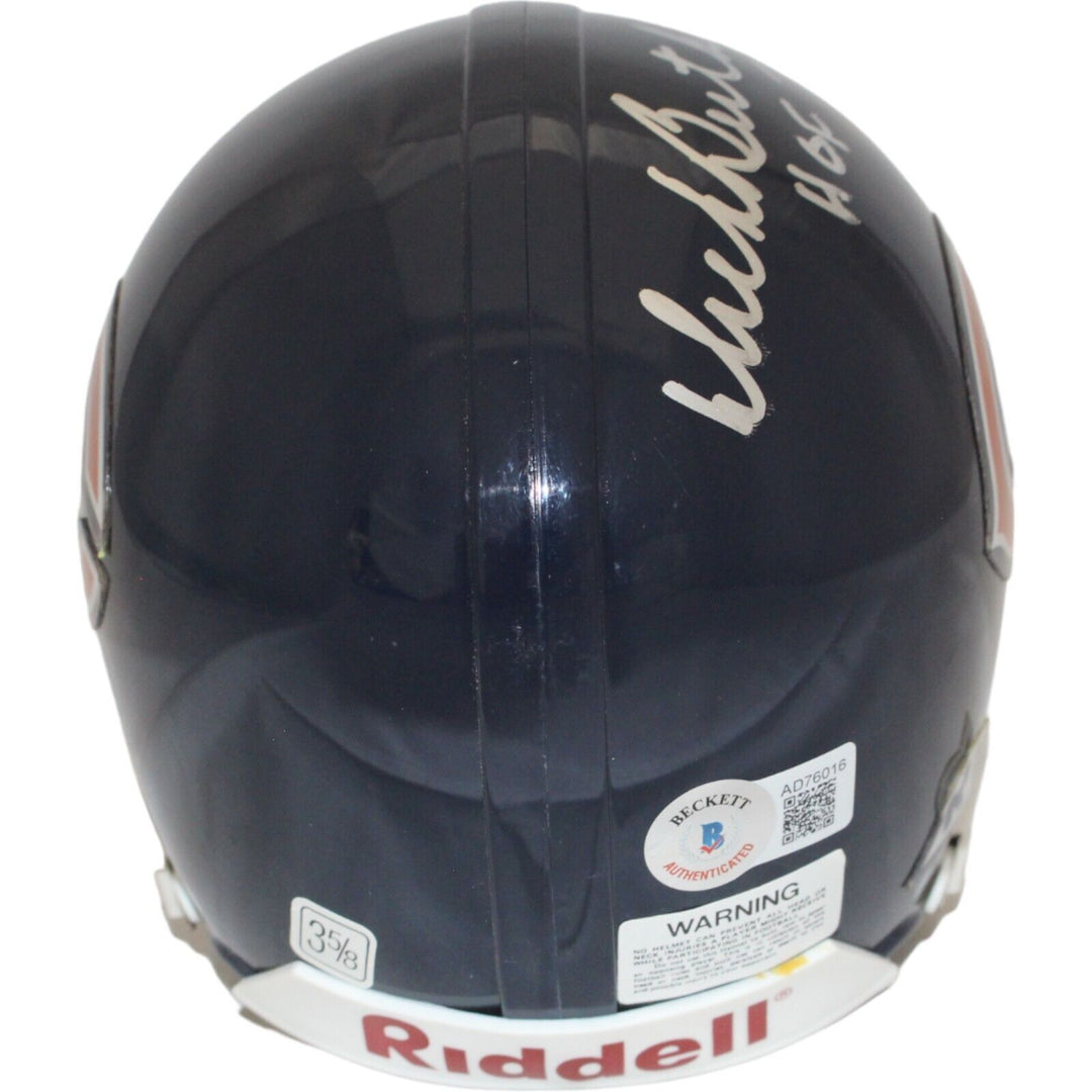 Dick Butkus Signed Chicago Bears VSR4 Authentic Mini Helmet HOF BAS 44166 Image 4