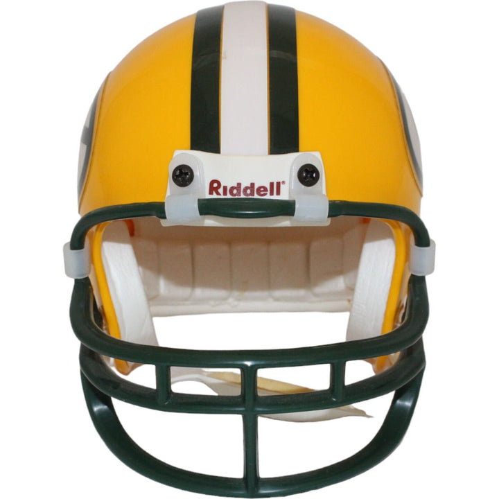 Brett Favre Signed Green Bay Packers VSR4 Replica Mini Helmet Beckett 44170 Image 2