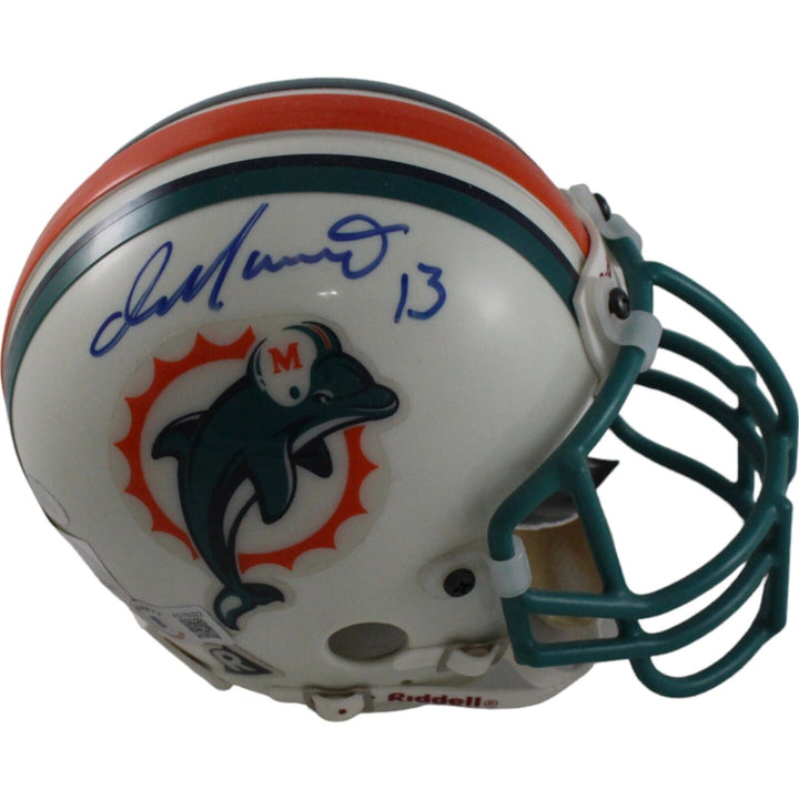 Dan Marino Signed Miami Dolphins VSR4 Authentic Mini Helmet Beckett 44279 Image 1