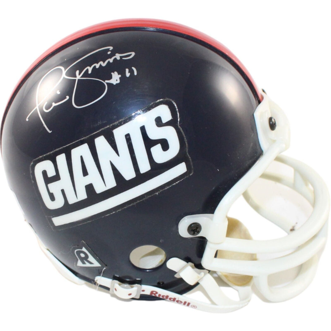 Phil Simms Signed New York Giants VSR4 Replica Mini Helmet Beckett 44239 Image 1