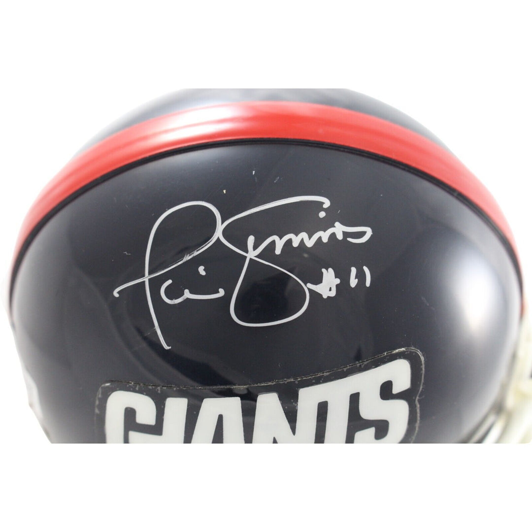 Phil Simms Signed New York Giants VSR4 Replica Mini Helmet Beckett 44239 Image 2