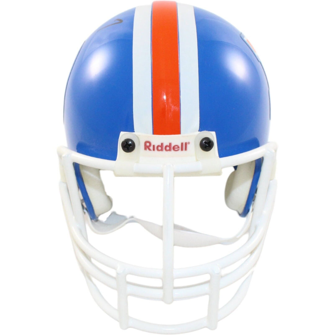 John Elway Signed Denver Broncos VSR4 75-96 Authentic Mini Helmet BAS 44237 Image 5